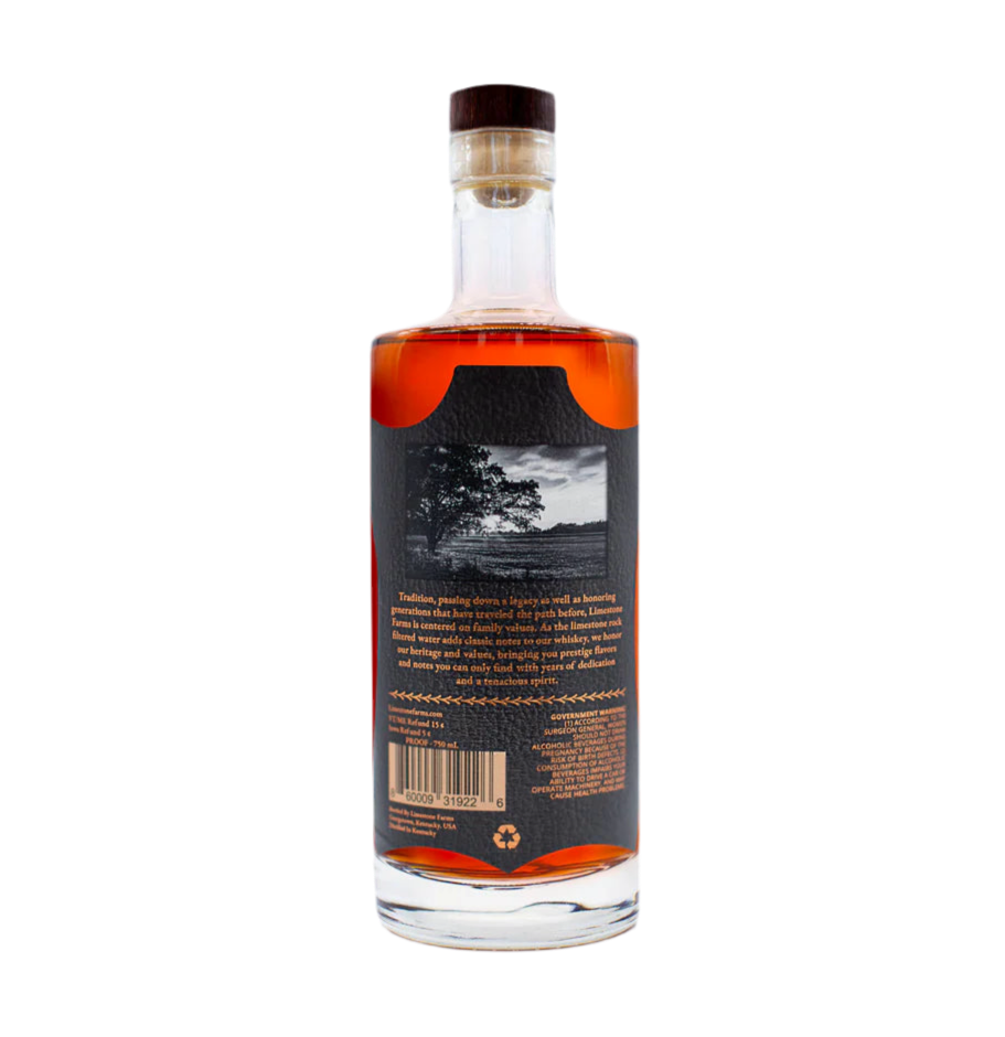 Limestone Farms Morgan Family Private Stock Straight Bourbon Whiskey