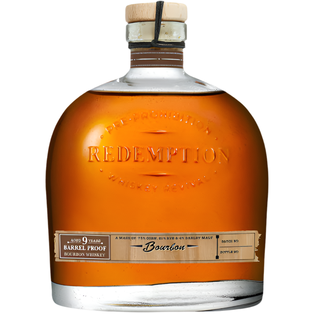 Redemption 9 Year Old Barrel Proof Bourbon Whiskey