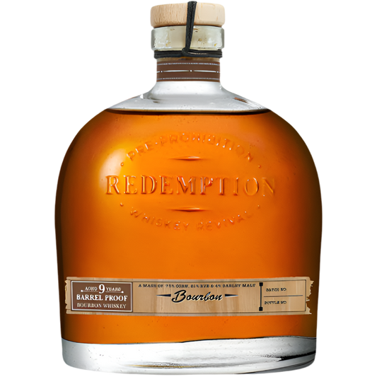 Redemption 9 Year Old Barrel Proof Bourbon Whiskey