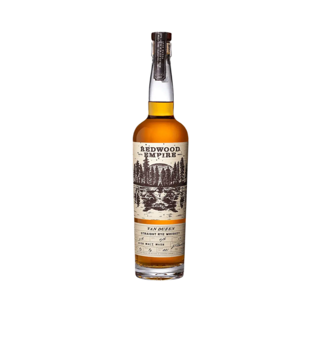 Redwood Empire Van Duzen Straight Rye Whiskey