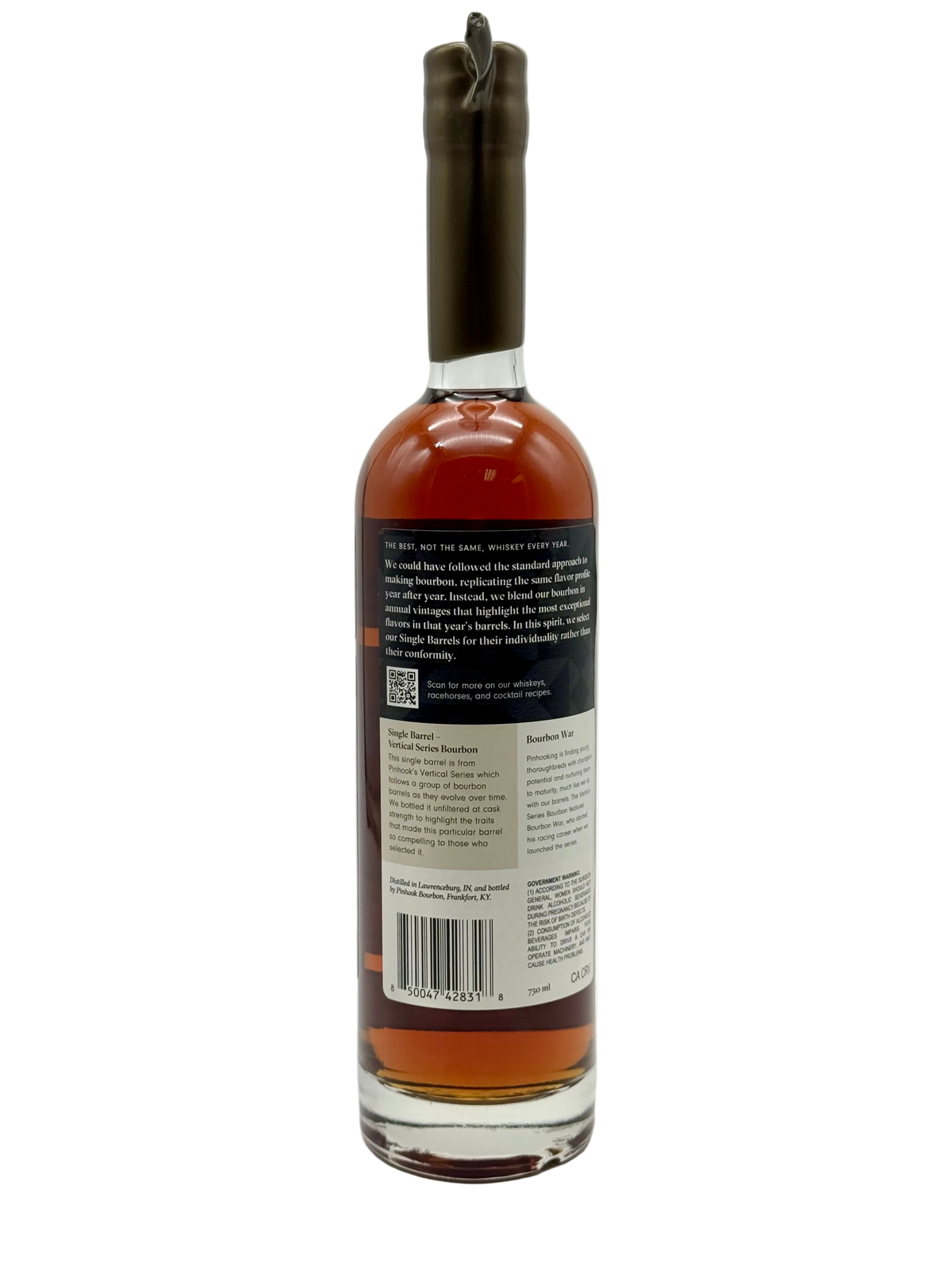 Pinhook Single Barrel Vertical Series 11 Year Bourbon 116 Proof 750ml Shoppe Exclusive