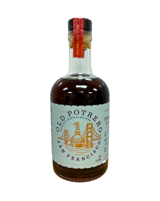 Old Potrero 10 Year Single Barrel 100% Malted Rye Whiskey Shoppe Exclusive 135 Proof (375ml)