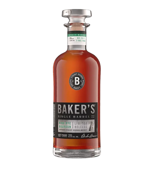 Baker’s Single Barrel 7 Year High Rye Bourbon Limited Release