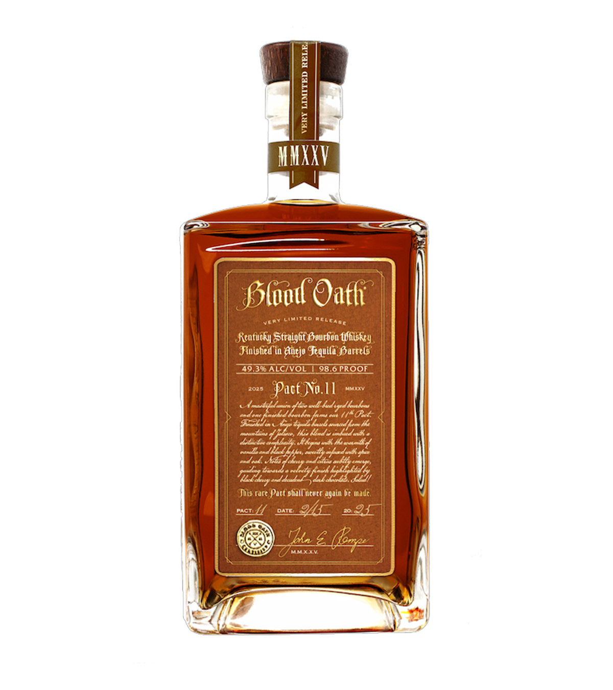 Blood Oath Pact No. 11 Bourbon Finished in Añejo Cask