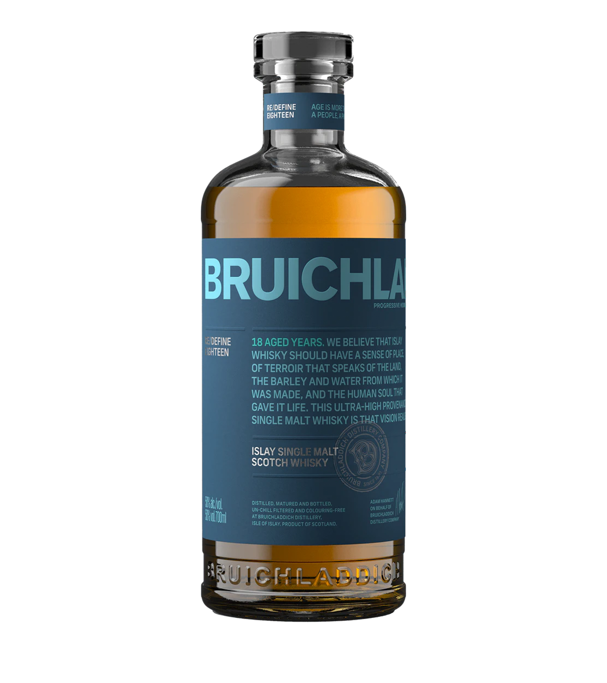 Bruichladdich Islay Single Malt Scotch Whiskey 18 Year