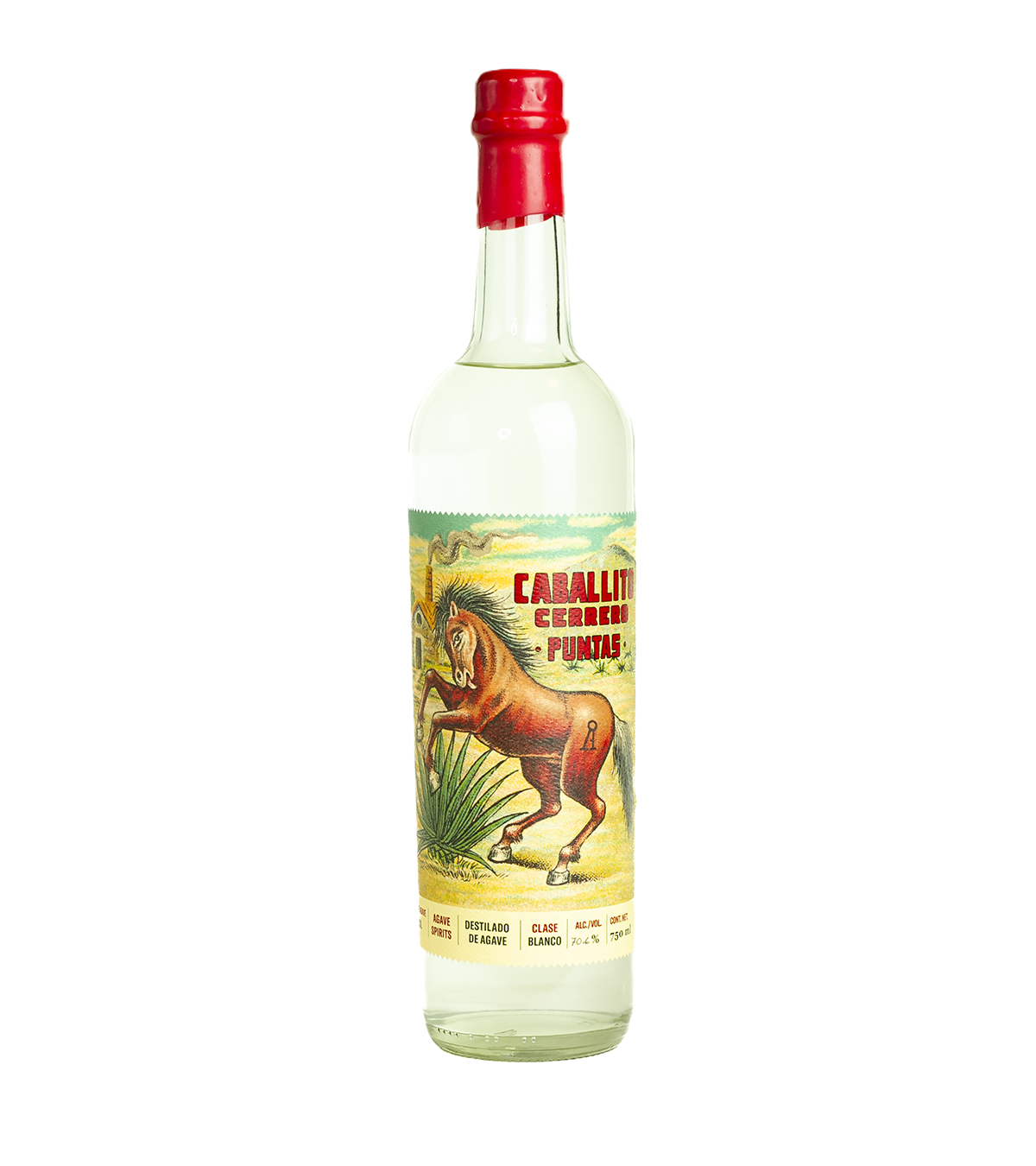Caballito Cerrero Puntas Azul Blanco Tequila Hazmat 140 Proof