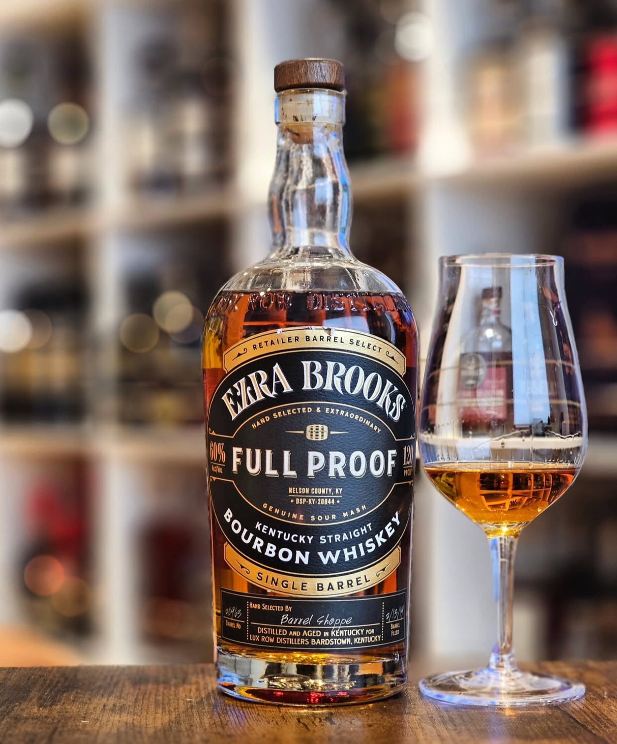Ezra Brooks Full Proof Barrel Straight Bourbon Whiskey