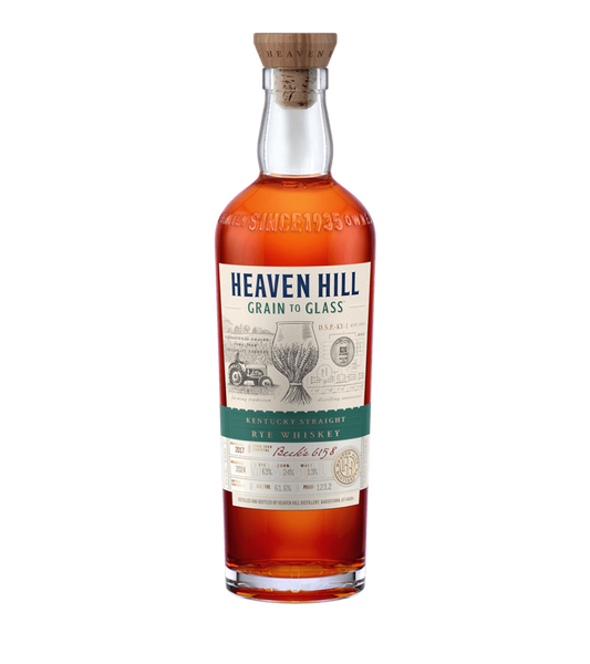 Heaven Hill Grain to Glass Kentucky Straight Rye Whiskey 123 Proof
