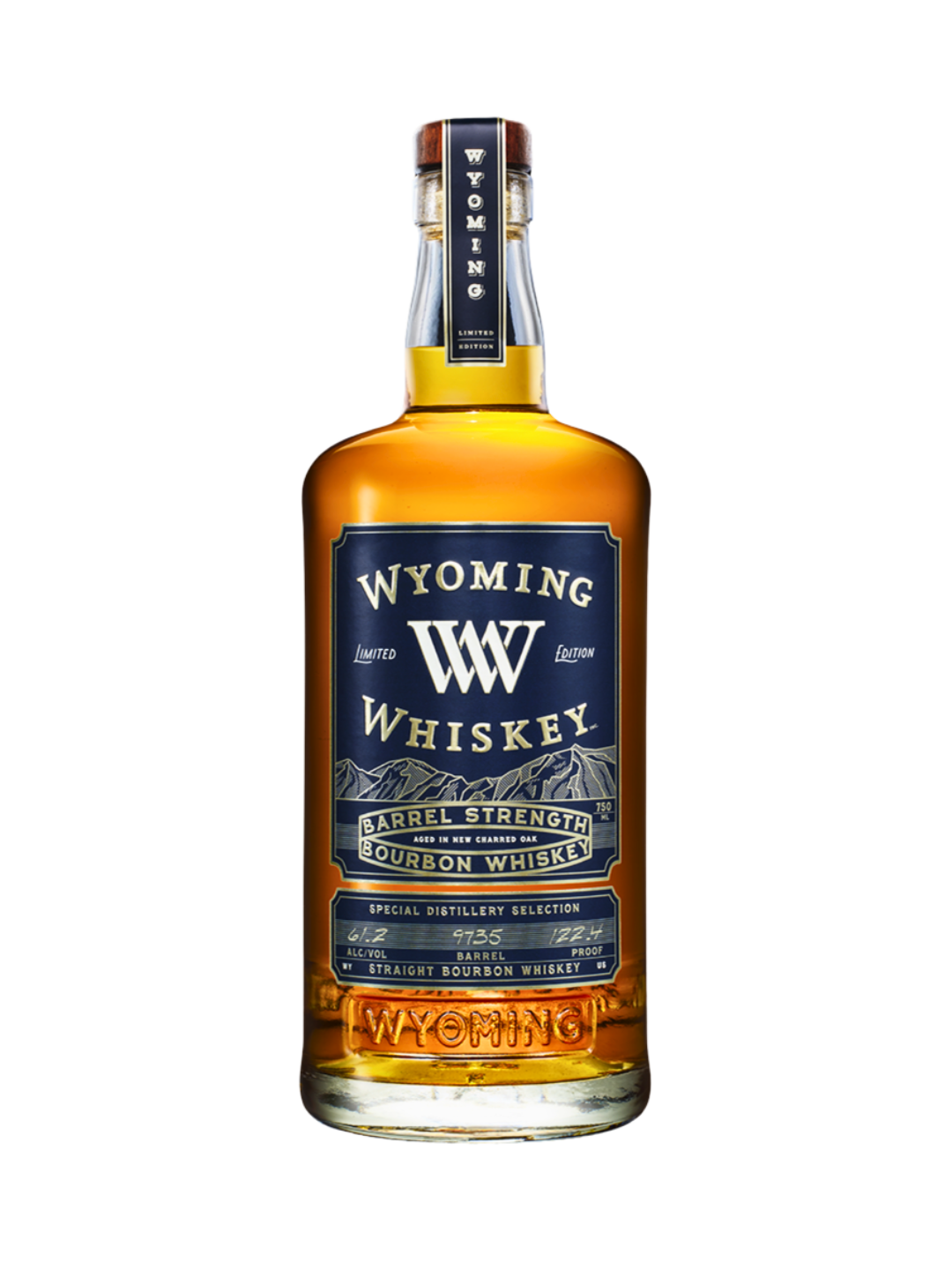 Wyoming Whiskey Barrel Strength Bourbon Limited Edition 122 Proof