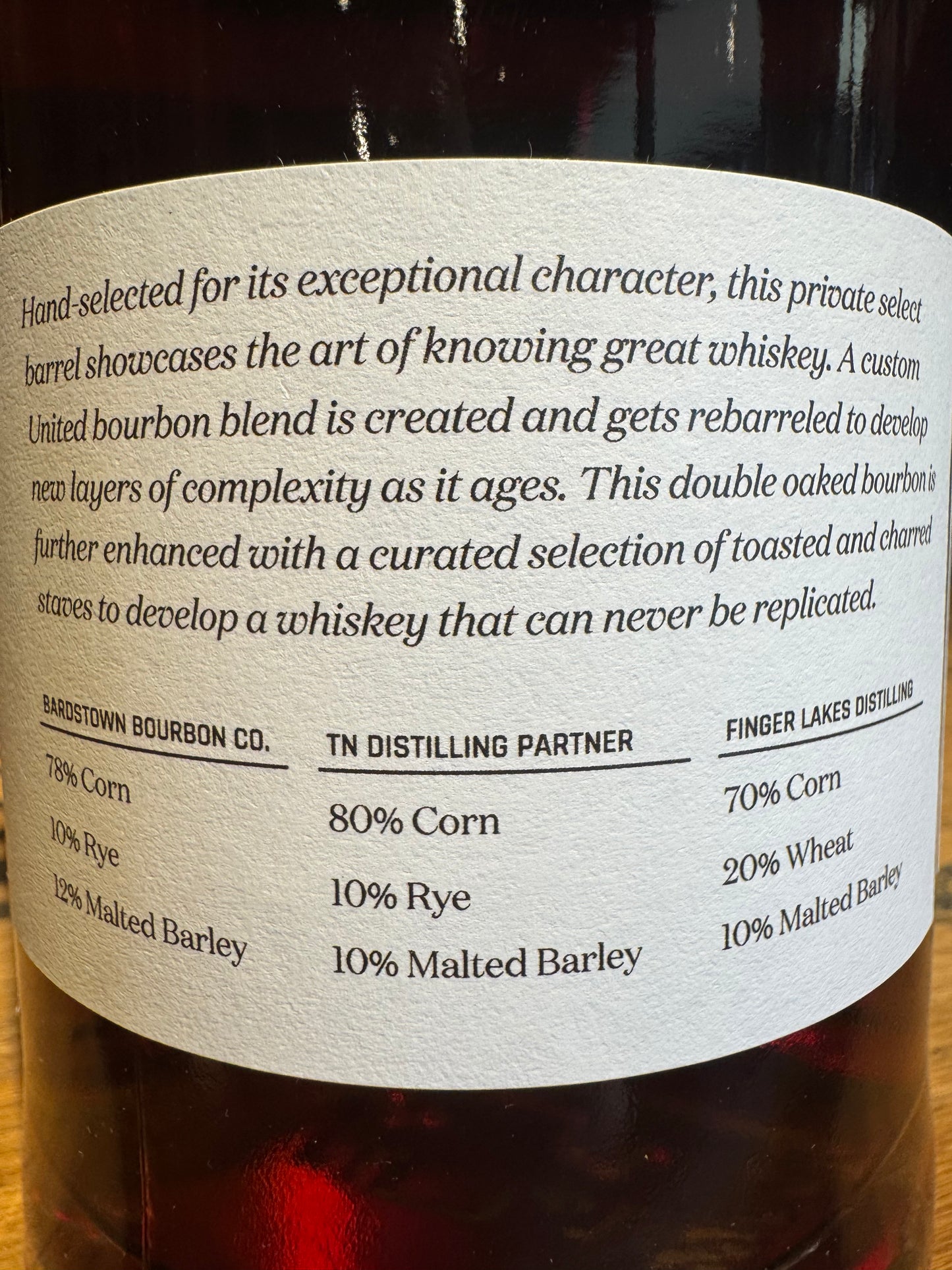 Pursuit Spirits United "Don't Call This Crème Brûlée" Double Oaked Bourbon 108 Proof 750ml Shoppe Exclusive