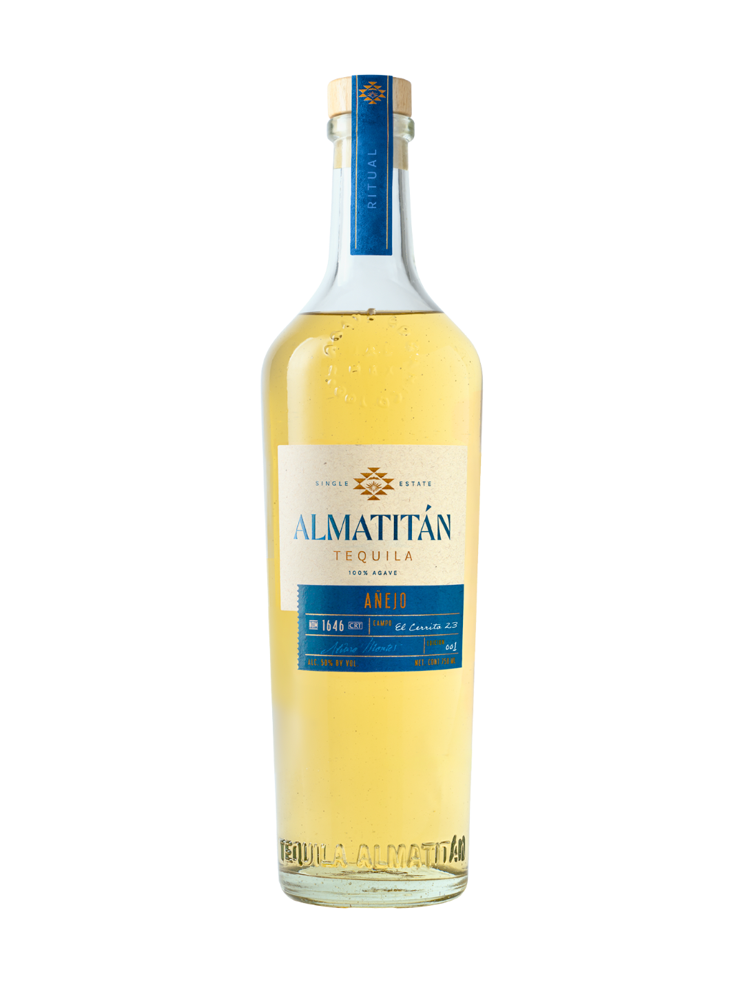 Almatitan Organic Anejo Tequila 80 Proof