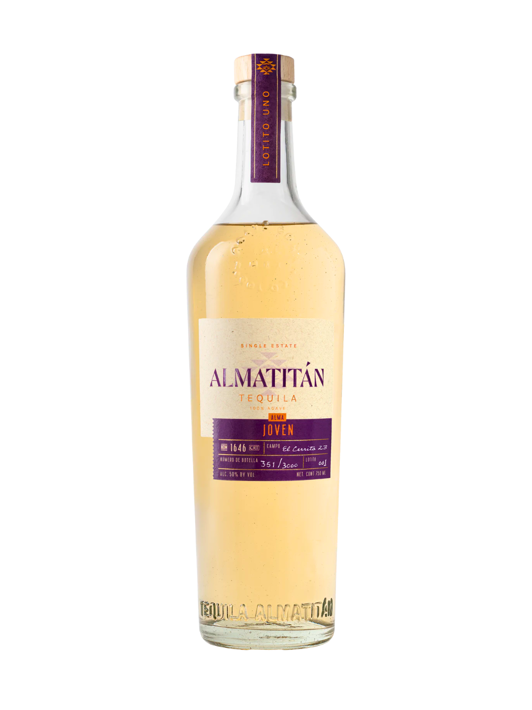 Almatitan Organic Alma Joven Tequila 100 Proof