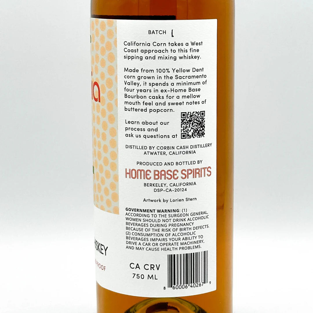 Home Base California Corn Whiskey