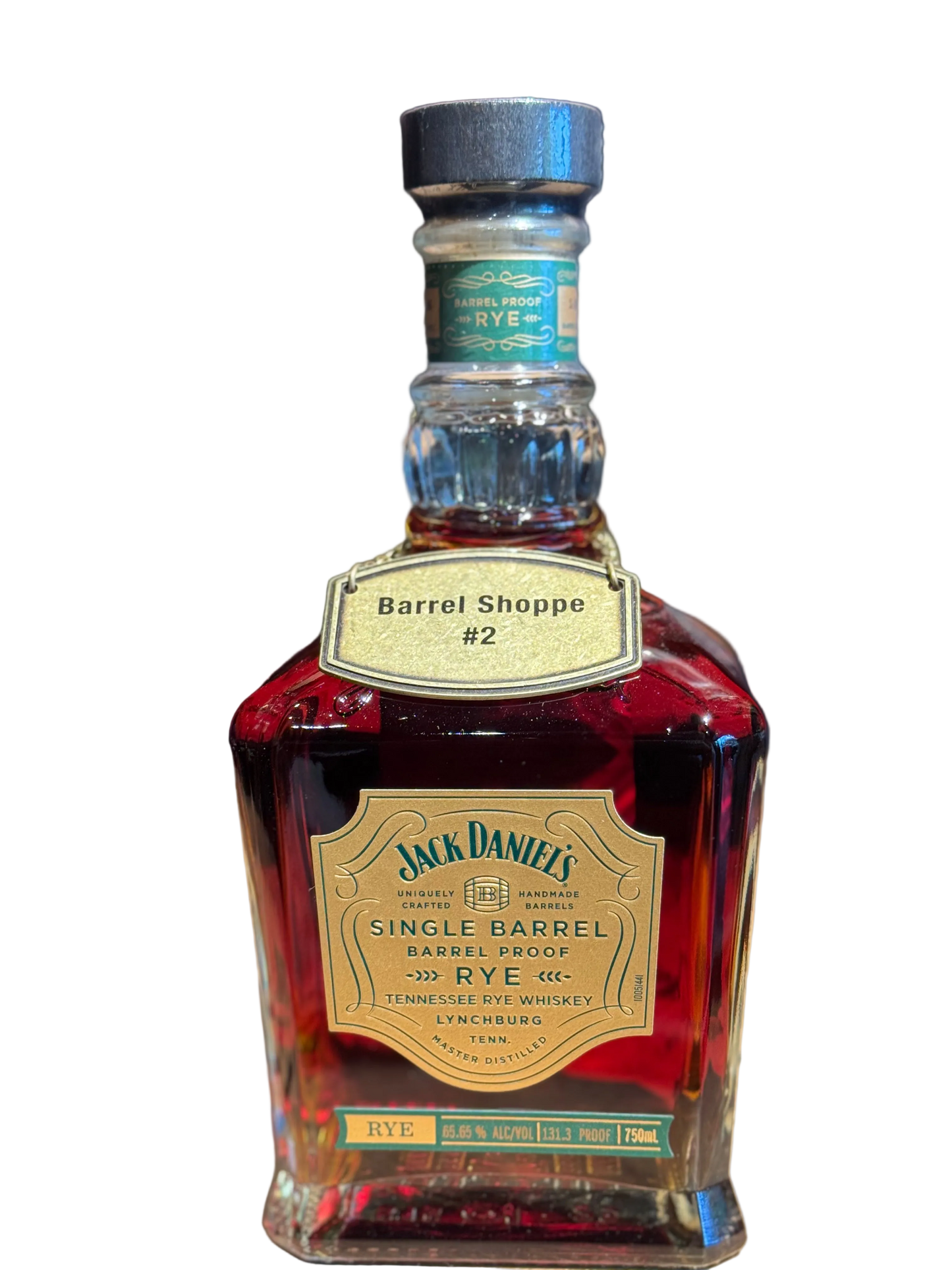 Jack Daniels Single Barrel Barrel Proof Rye Whiskey Shoppe Exclusive 131 Proof