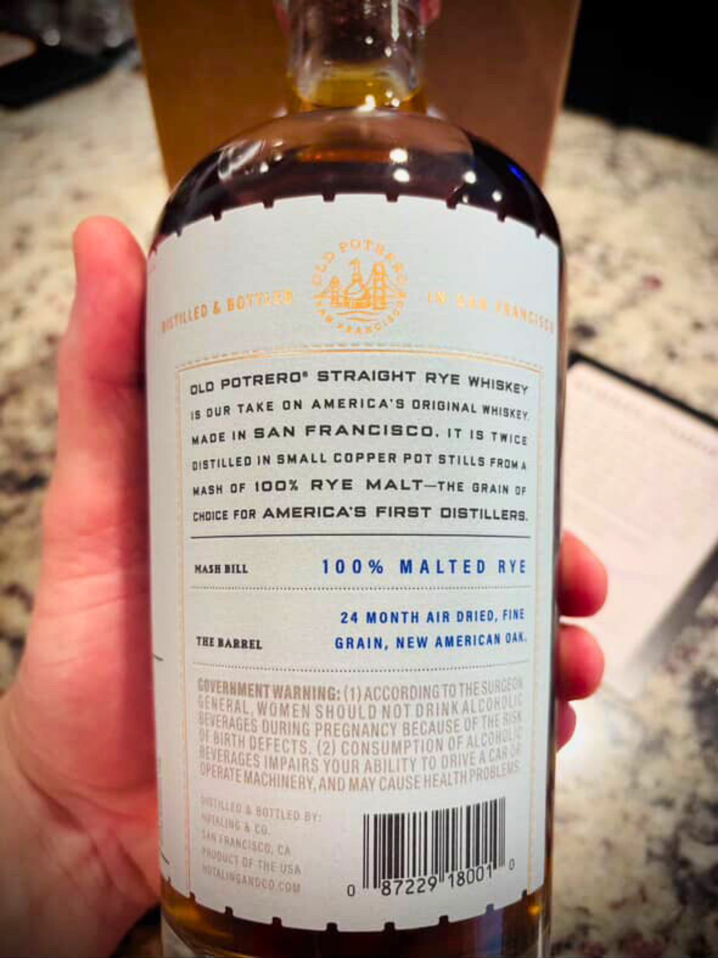 Old Potrero Single Barrel Rye 10 Year Shoppe Exclusive