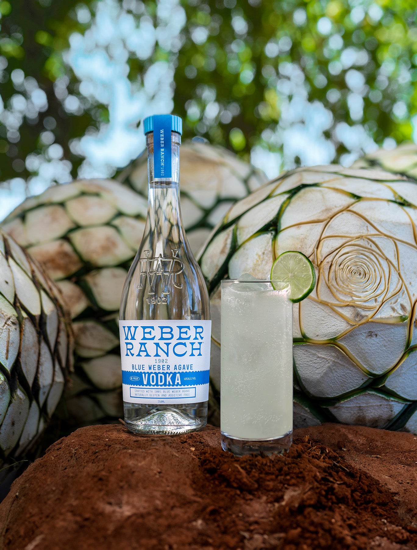 Weber Ranch Vodka 100% Pure Blue Weber Agave 1.75L