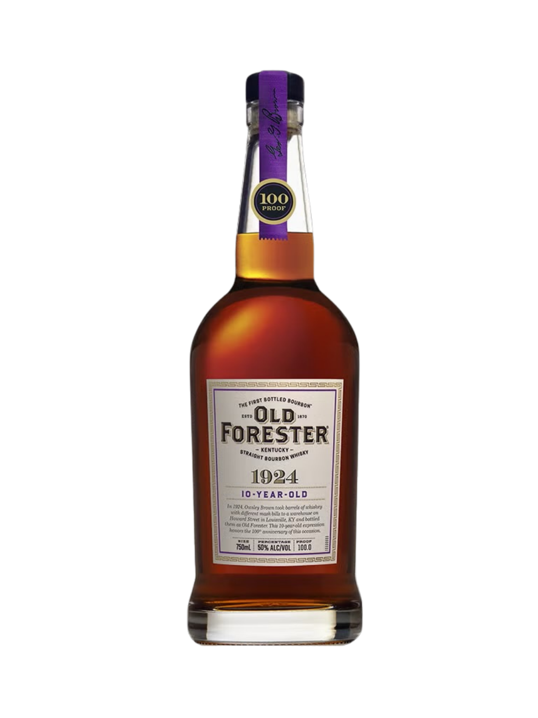Old Forester 1924 10 Year Bourbon 2026 Release 100 Proof 750ml