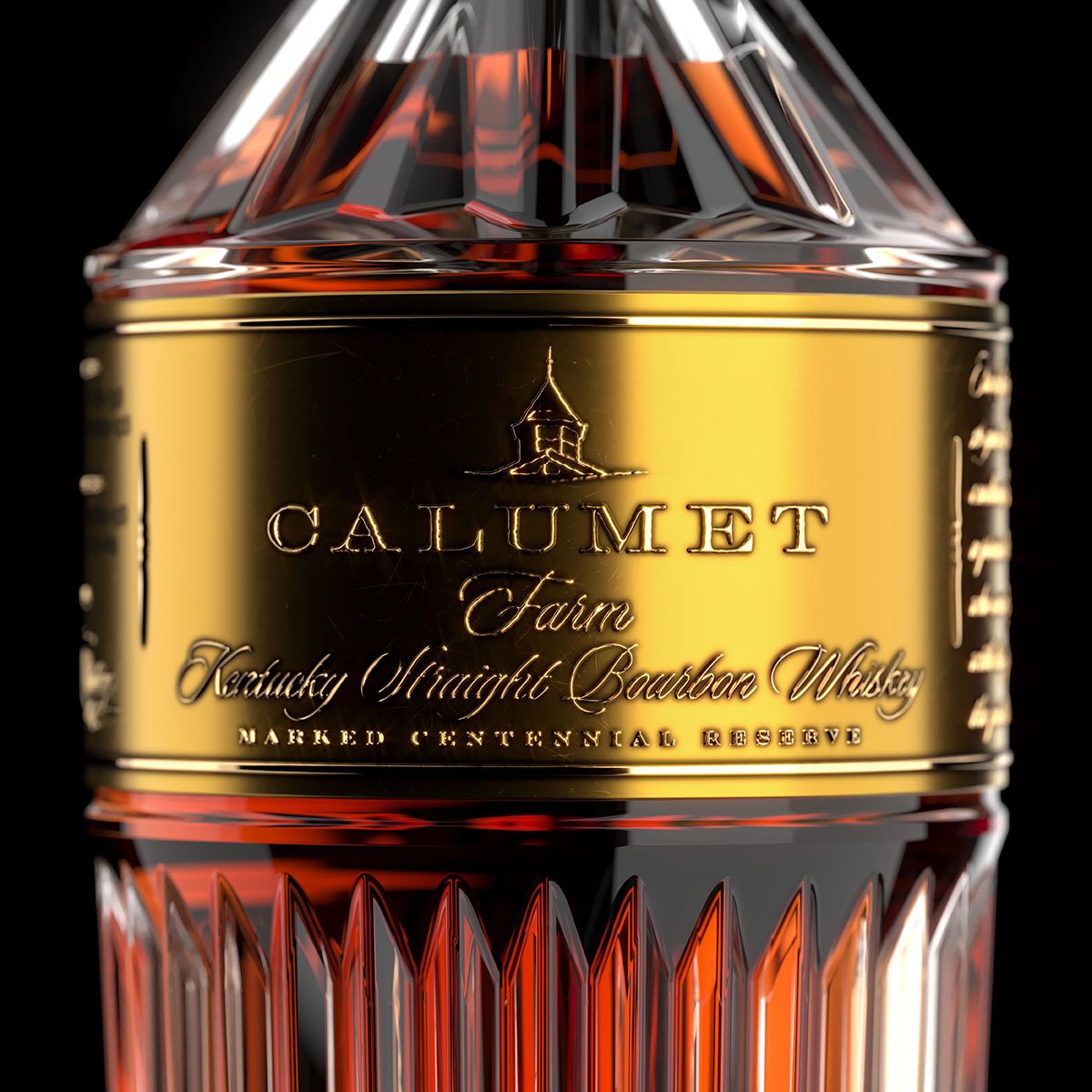 Calumet Farm Centennial 18 Year Bourbon Trophy Decanter 100th Anniversary Release