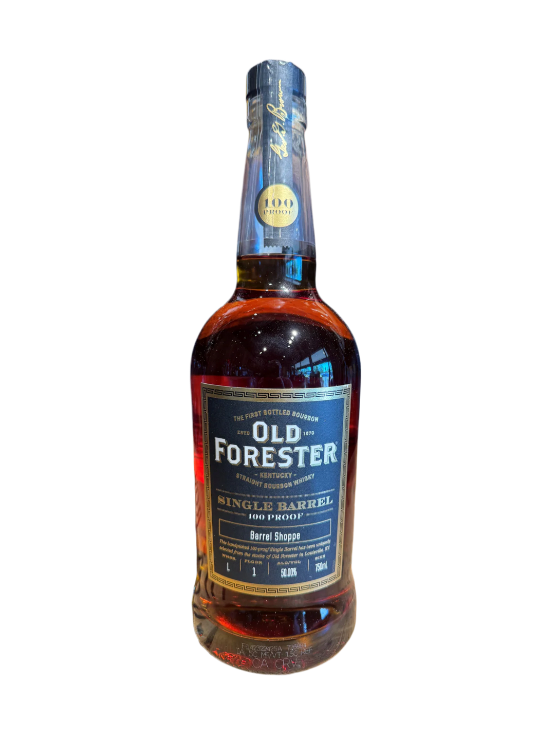 Old Forester Single Barrel 100 Proof Bourbon Barrel Shoppe Exclusive