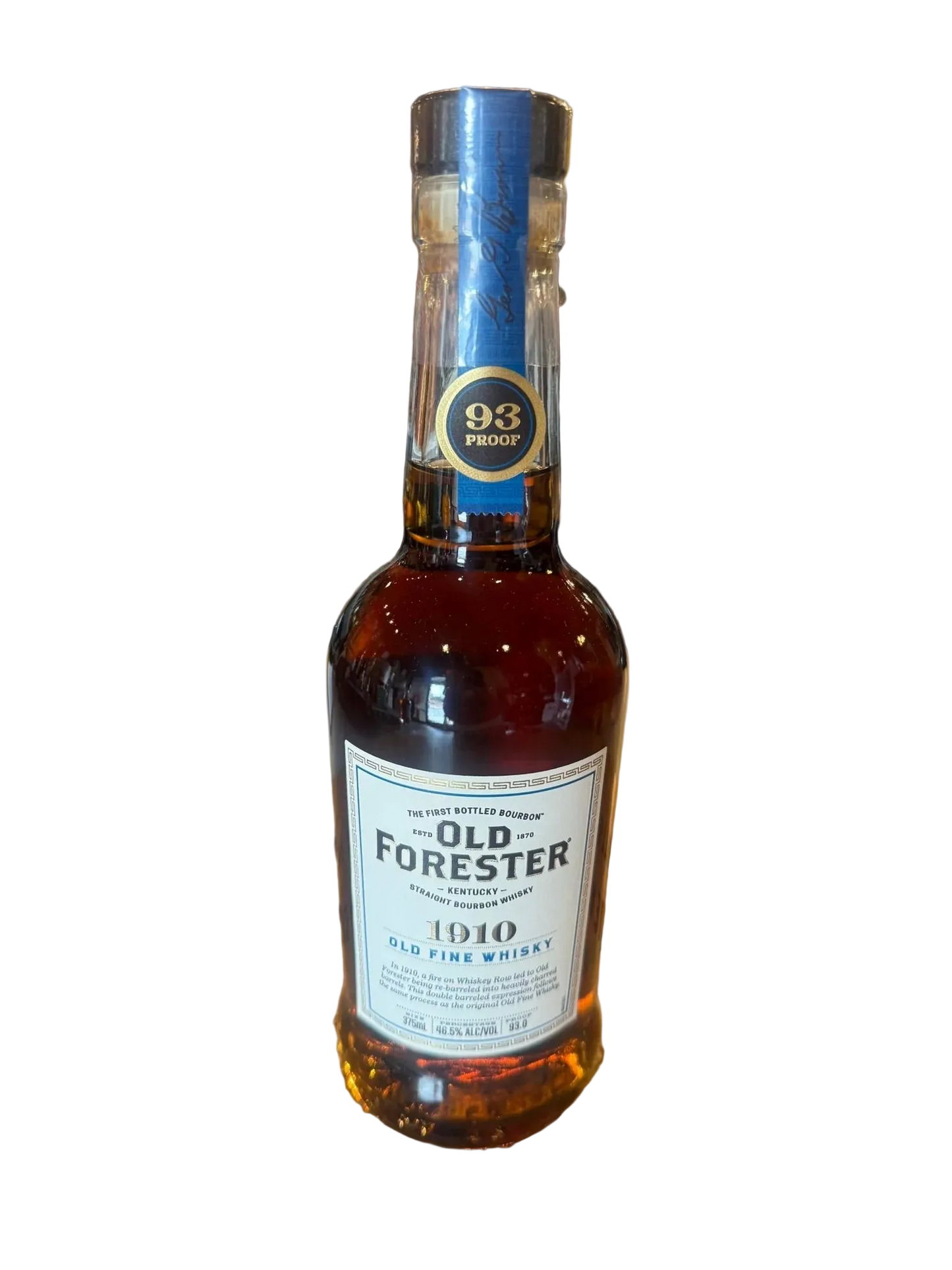 Old Forester 1910 Old Fine Whisky Bourbon 93 Proof 375ml