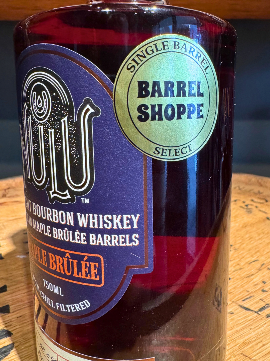 Nulu Bourbon Maple Brulee Finished Barrel Shoppe Exclusive #B1173