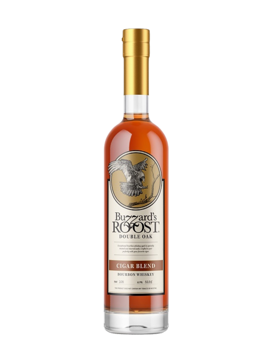 Buzzard's Roost Double Oak Cigar Blend Bourbon Whiskey 105 Proof 750ml