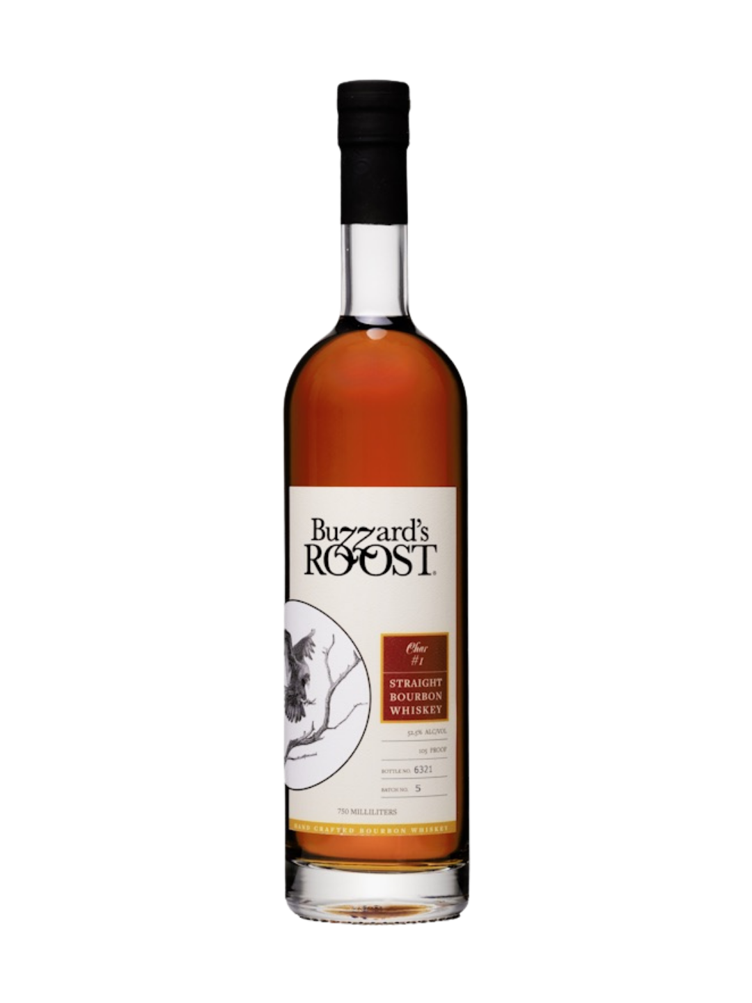 Buzzard’s Roost Char #1 Straight Bourbon Whiskey 105 Proof 750ml