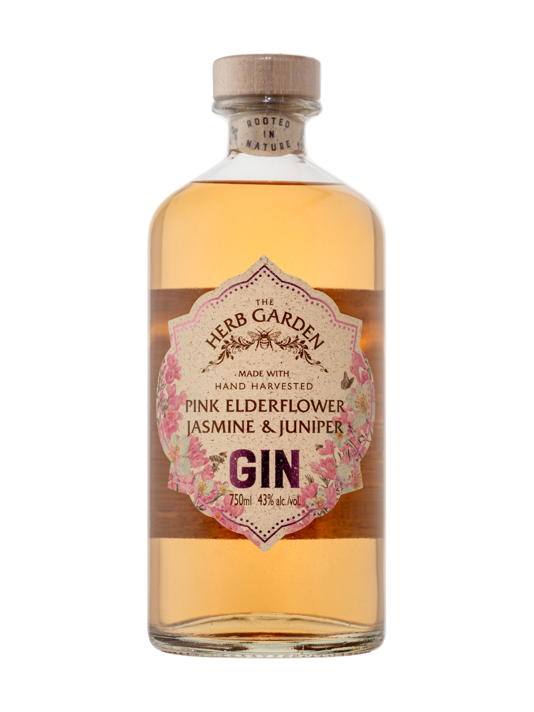 The Herb Garden Pink Elderflower, Jasmine & Juniper Gin