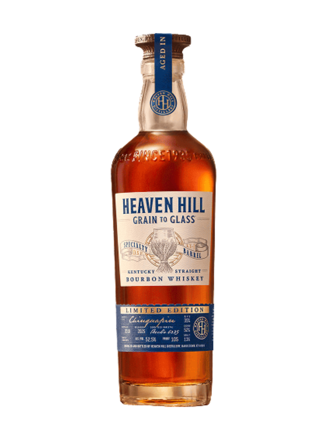 Heaven Hill Kentucky Straight Bourbon Whiskey Chinquapin Oak Barrels
