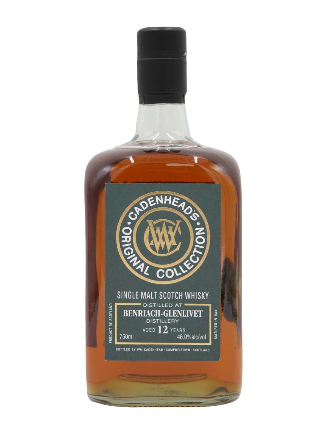 Cadenhead's Benriach-Glenlivet 12 Year Scotch 92 Proof 750ml