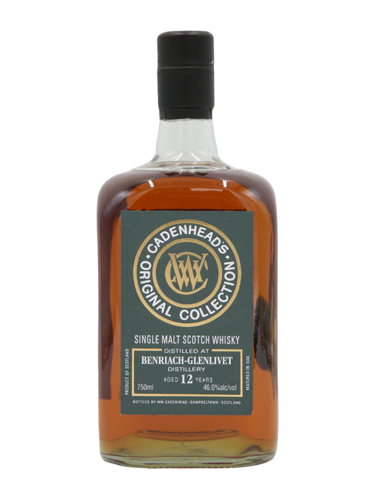 Cadenhead’s Benriach-Glenlivet 12 Year Old Single Malt Scotch Whisky