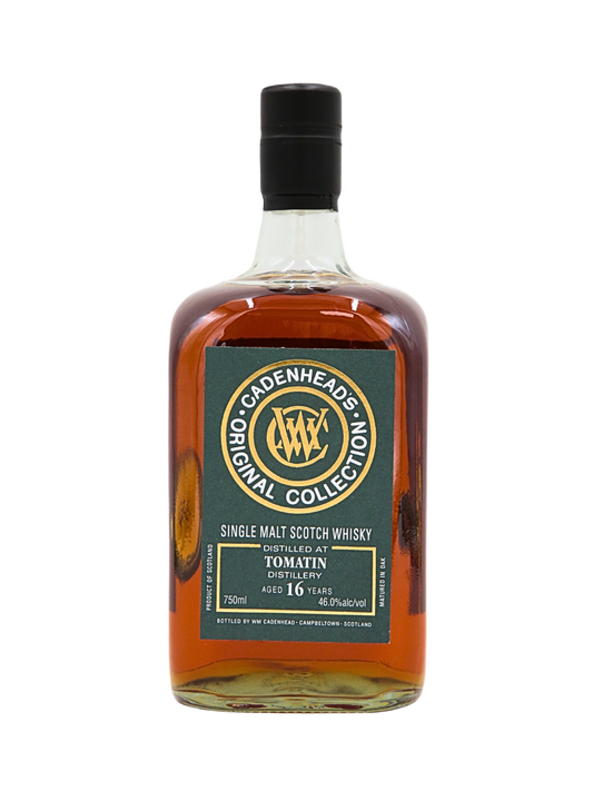 Cadenhead’s Tomatin 2009 16 Year Single Malt Scotch Whisky