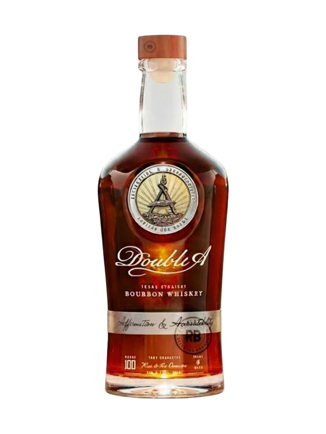 Double A Affirmation & Accountability Texas Straight Bourbon 100 Proof 750ml