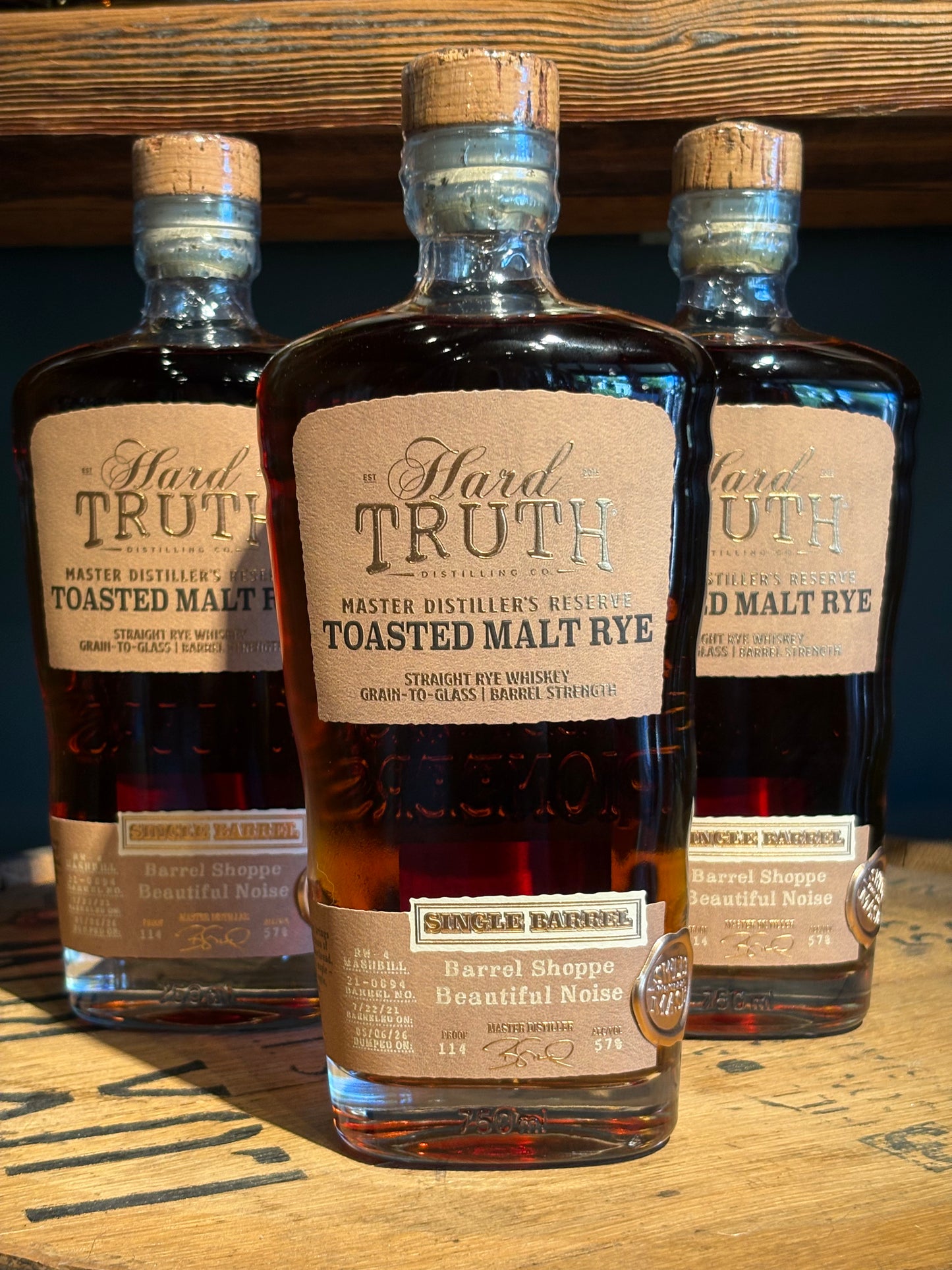 Hard Truth Toasted Malt Rye 5 Year Single Barrel Shoppe Exclusive 114 Proof 750ml