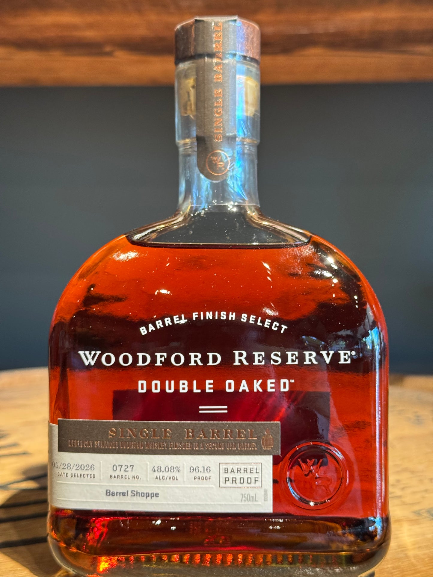 Woodford Reserve Double Oaked Bourbon Shoppe Exclusive 96 Proof 750ml