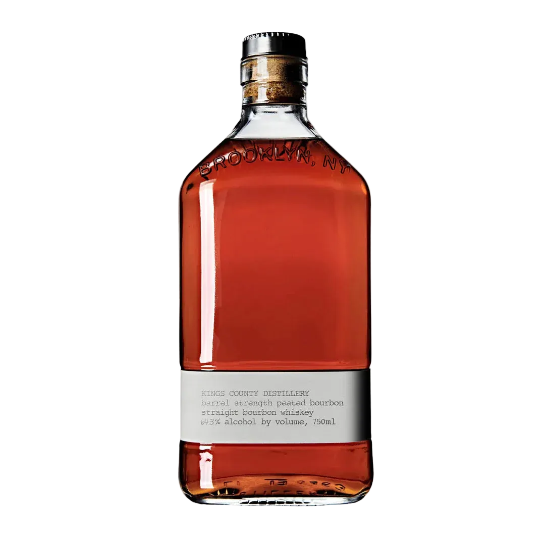 Kings County Barrel Strength Peated Bourbon 128 Proof 750ml