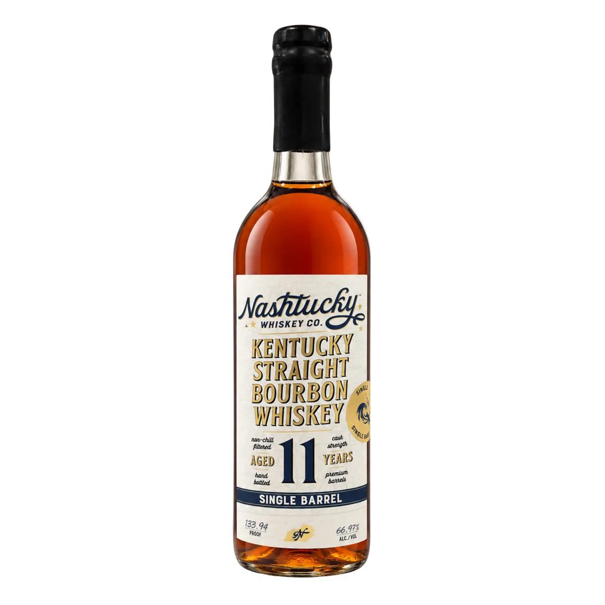 Nashtucky 11 Yr Bourbon Single Barrel #2845 133.9 Proof 750ml