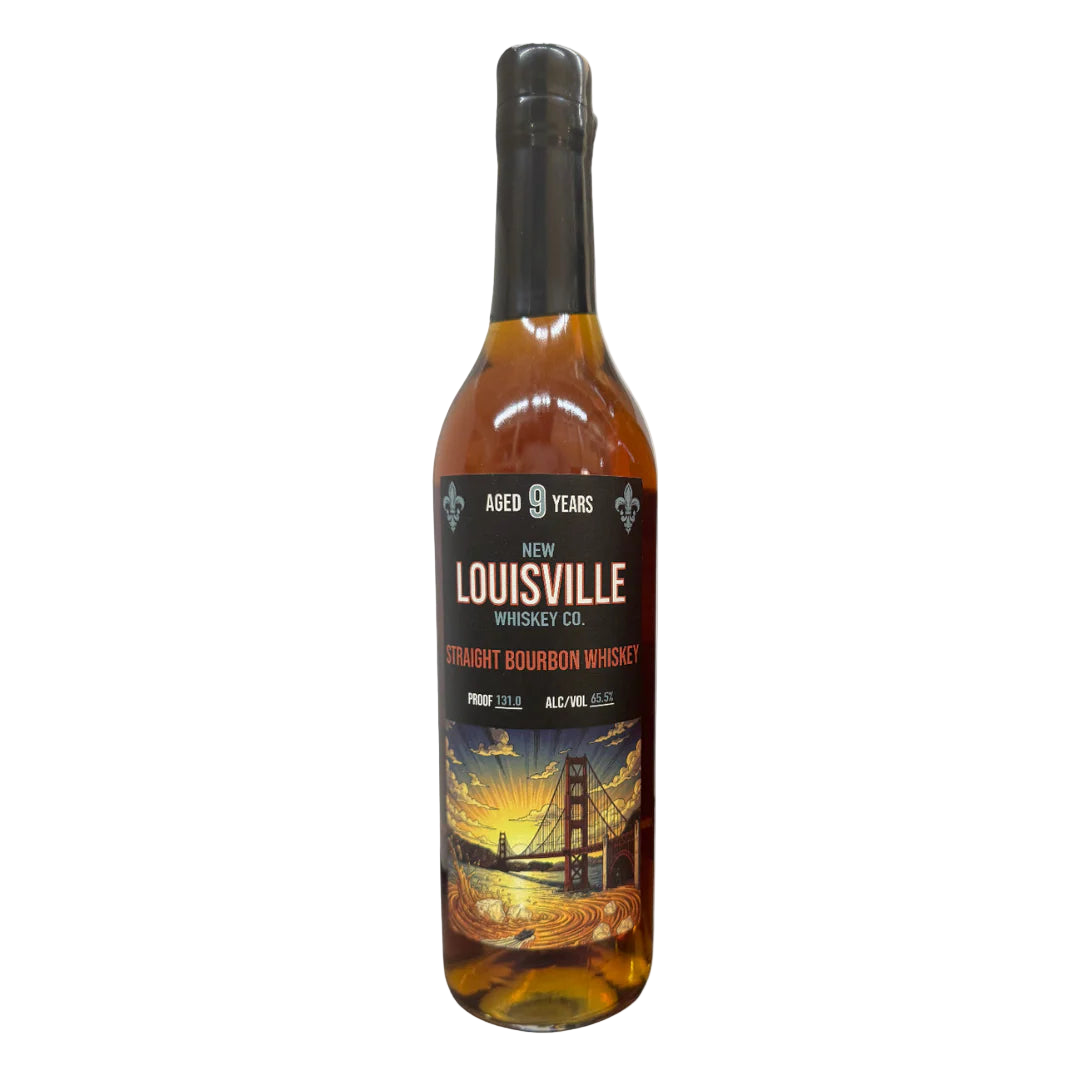 New Louisville 9 Year "Gold Rush" Bourbon Whiskey 131 Proof