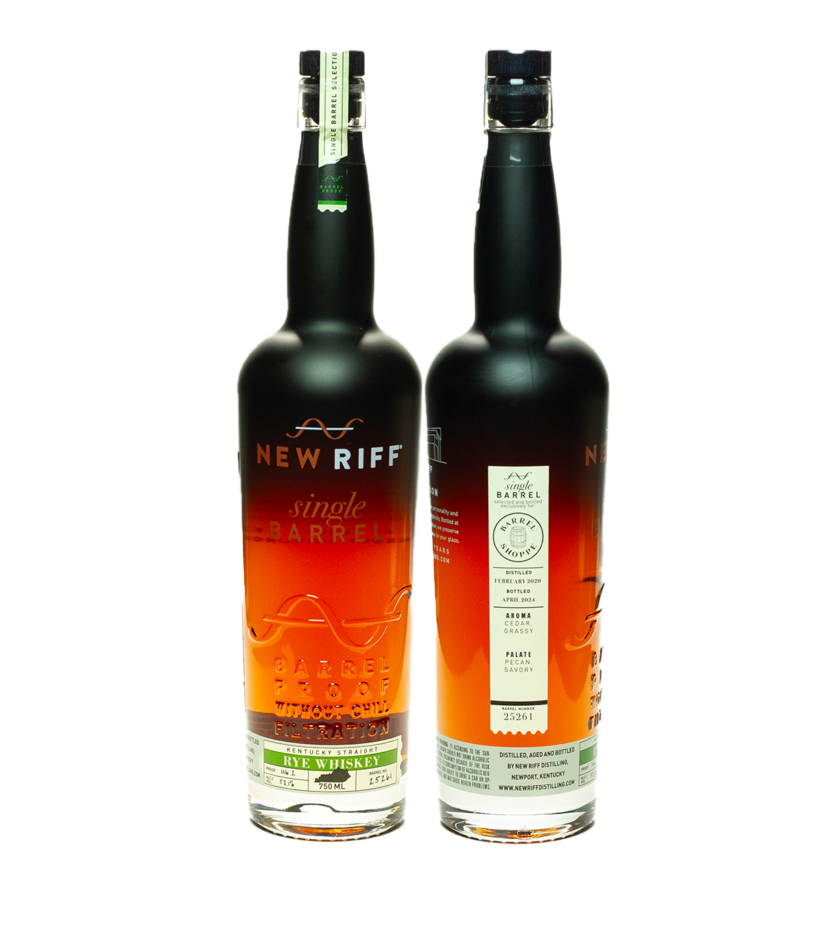 New Riff Single Barrel Barrel Proof Rye Whiskey Shoppe Exclusive #25261