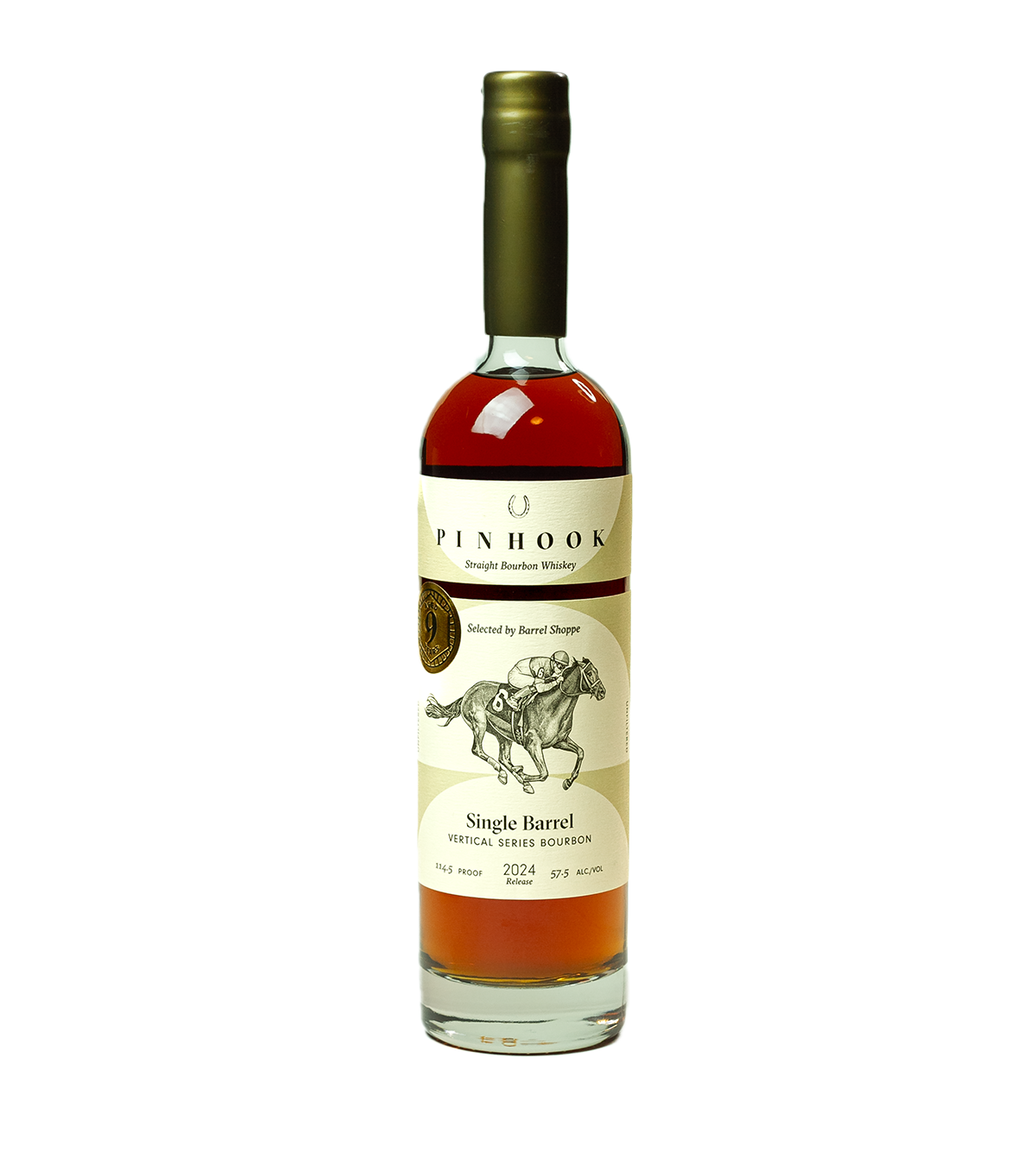 Pinhook Single Barrel Vertical Series 9 Year Bourbon Shoppe Exclusive