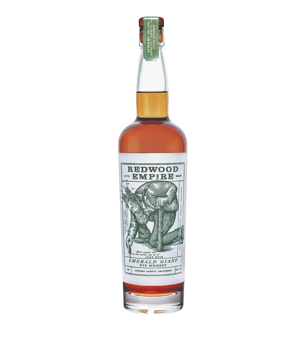 Redwood Empire Emerald Giant Rye Whiskey