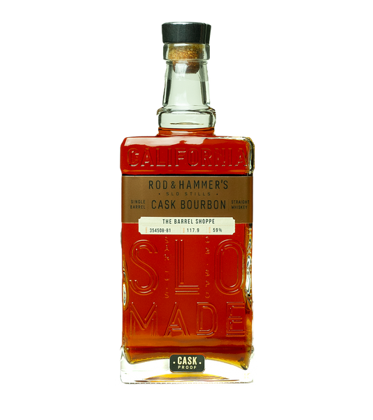 Rod & Hammer's Single Barrel Cask Proof Bourbon Shoppe Exclusive