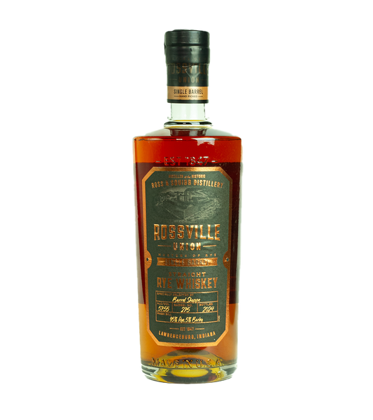 Rossville Union Single Barrel Straight Rye Whiskey Shoppe Exclusive