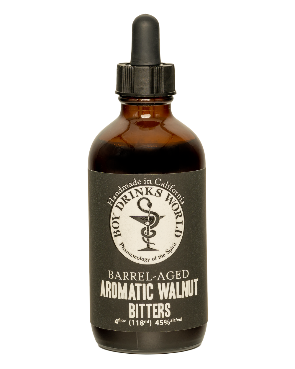 Boy Drinks World Barrel Aged Aromatic Walnut Bitters