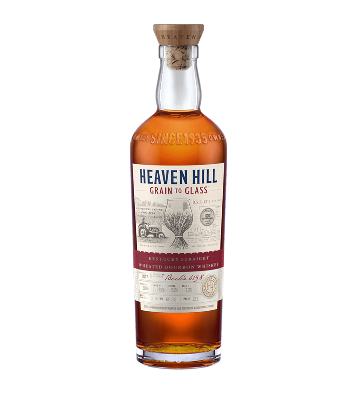 Heaven Hill Bourbon Grain to Glass Kentucky Straight Wheated Bourbon Whiskey