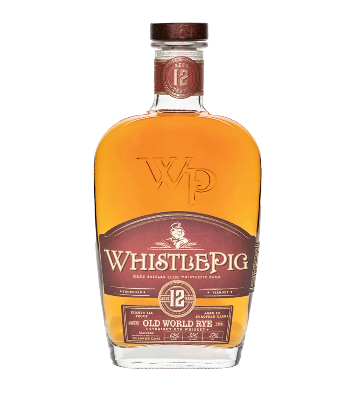 WhistlePig Old World 12 Year Rye 86 Proof 750ml