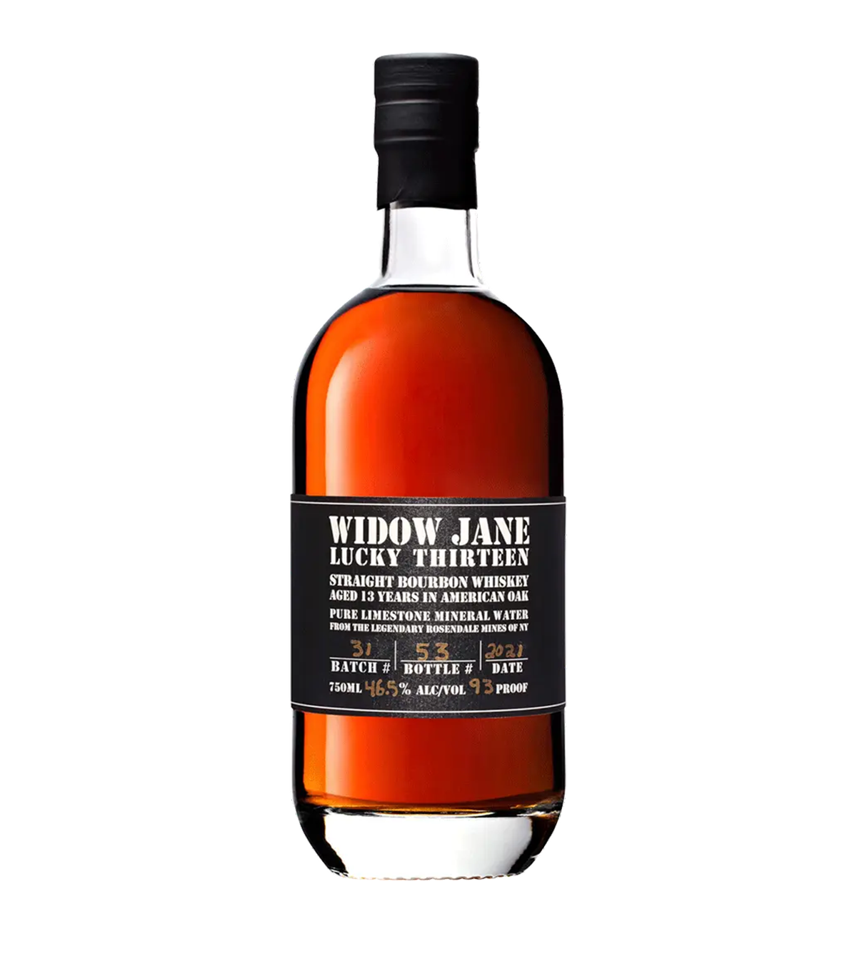 Widow Jane Lucky Thirteen Straight Bourbon Whiskey 13 Year