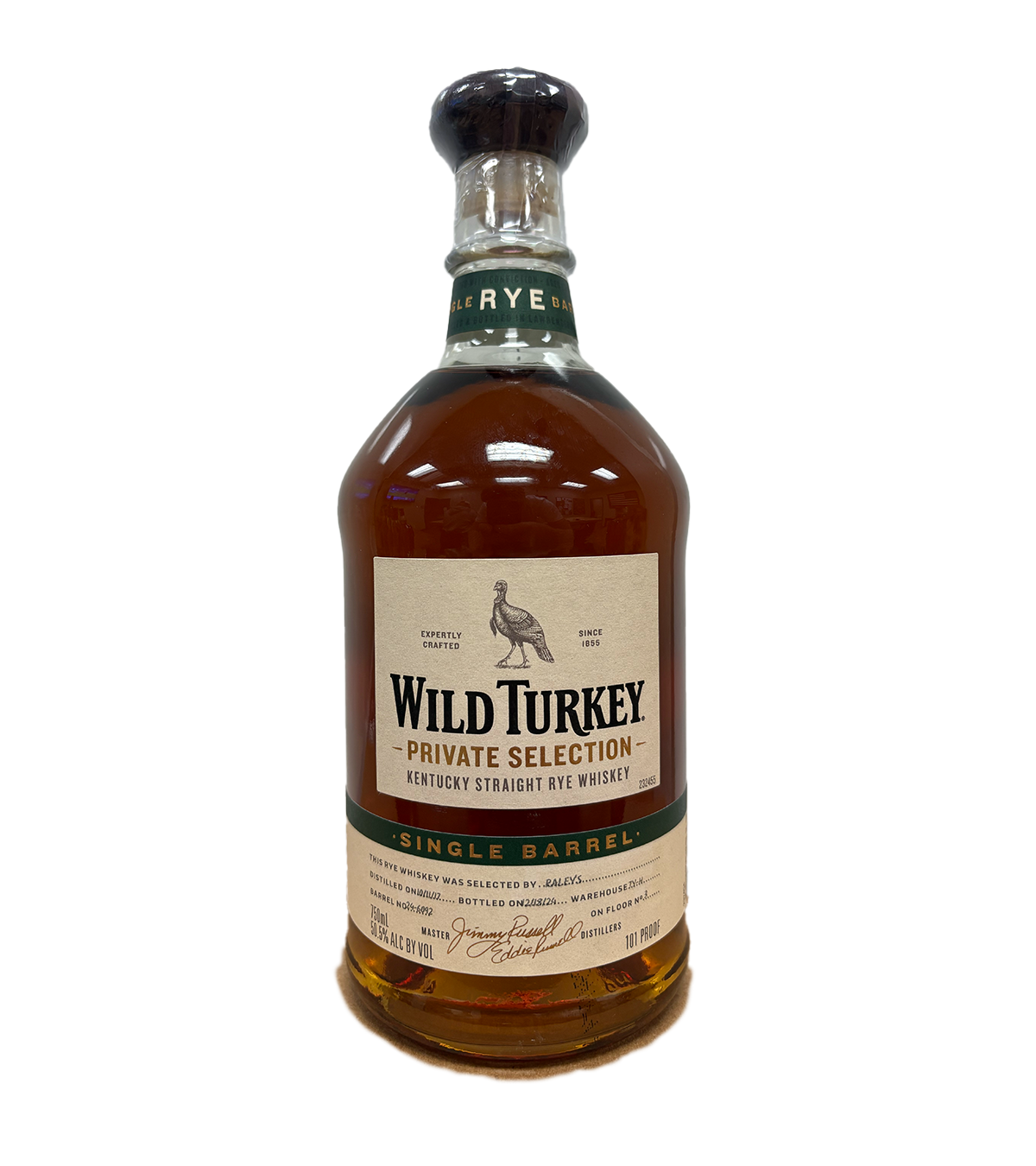 Wild Turkey Private Selection Kentucky Straight Rye Whiskey Single Barrel