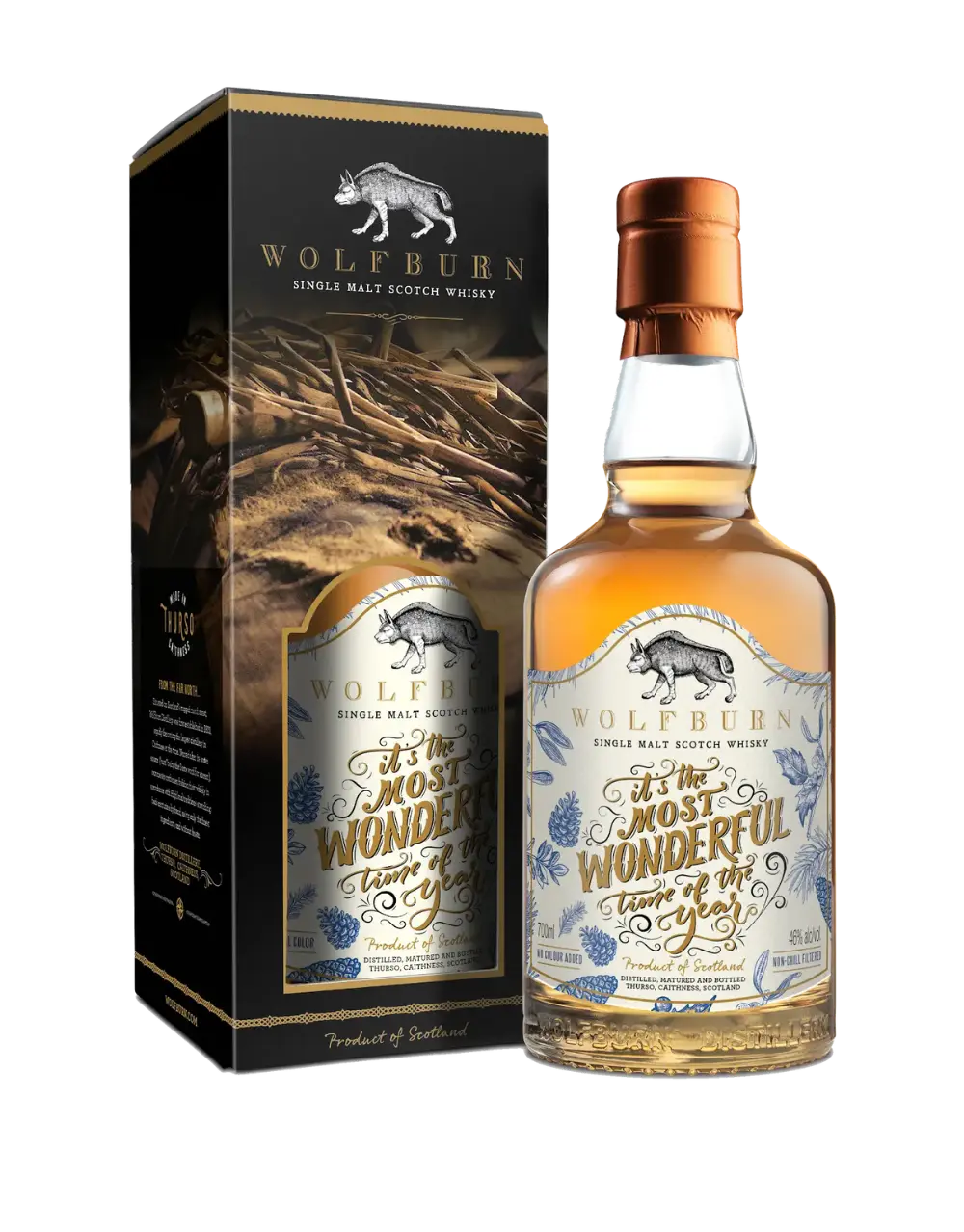Wolfburn Holiday Edition Scotch 92 Proof 700ml – Barrel Shoppe