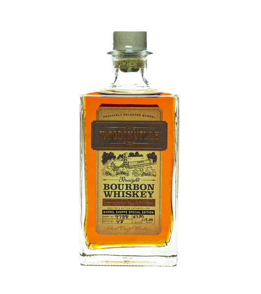 Woodinville Bourbon Whiskey Private Select Shoppe Exclusive